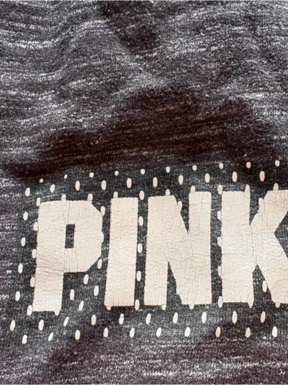 Victoria’ Secret PINK Heather Grey and Silver Sweatpant Jogger Leggings